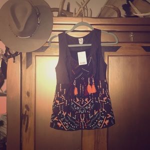 NWT! Anthropology Boho Top! So Cute! Perfect for Fall! Festival Top! 🎶 🔥